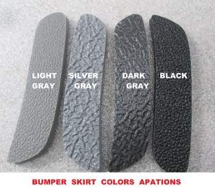 COLORS OPTIONS ON BUMPER SKIRT